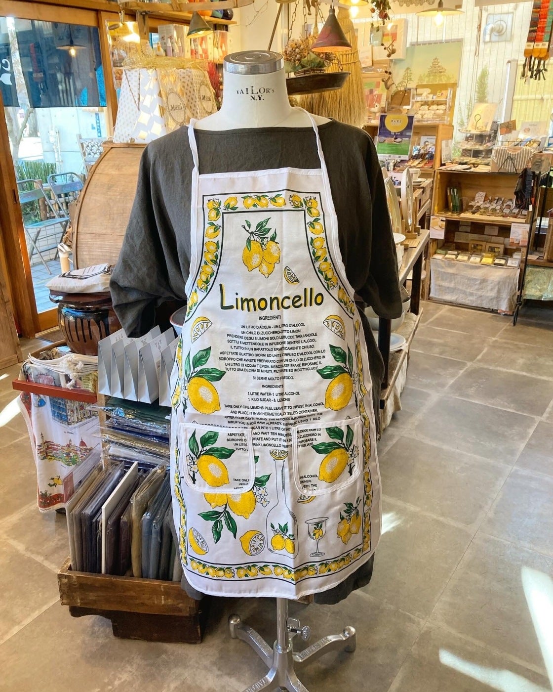 アンティーク　エプロン　イタリア製 アンティークエプロンイタリア製